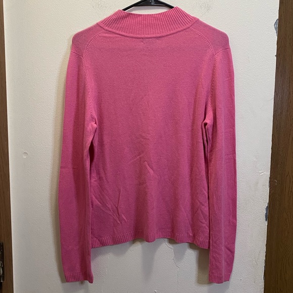 Prive Cashmere 100% cashmere v-neck sweater size M - Picture 6 of 6